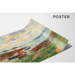 Les Glénans, Finistère - Henry Moret | Reproduction Tableau Décoration murale affiche copie