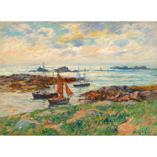 Les Glénans, Finistère - Henry Moret | Reproduction Tableau Décoration murale affiche copie