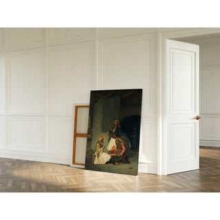 Les Joueurs de dames - Jean-Léon Gérôme | Reproduction Tableau Décoration murale affiche copie