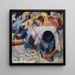 Los adoquines de la calle - Umberto Boccioni — cuadro enmarcado en la pared