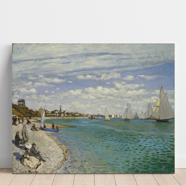 Reproduction of the painting Les Régates à Sainte-Adresse - Claude Monet