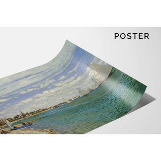 Les Régates à Sainte-Adresse - Claude Monet | Reproduction Tableau Décoration murale affiche copie