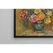 Reproducción del cuadro Las Rosas con Cortina Azul - Pierre-Auguste Renoir