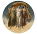 Las Tres Gracias - Alexandre Evariste Fragonard — vista de la obra