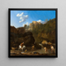 Les chutes d'eau à Tivoli - Karel Dujardin — framed artwork on a wall