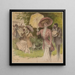 Las elegantes en las carreras - Georges Redon — cuadro enmarcado en la pared