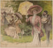 Las elegantes en las carreras - Georges Redon — vista de la obra