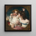 Los niños Calmady - Sir Thomas Lawrence — cuadro enmarcado en la pared