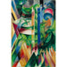Reproduction of the painting Les petites chèvres de montagne - Franz Marc