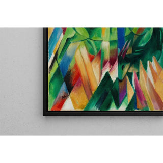 Les petites chèvres de montagne - Franz Marc | Reproduction Tableau Décoration murale affiche copie