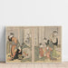 Reproduction of the painting Les plaisirs élégants des quatre saisons - Kitagawa Utamaro