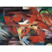 Reproducción del cuadro Los zorros - Franz Marc