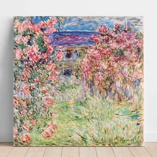 Les roses - Claude Monet | Reproduction Tableau Décoration murale affiche copie