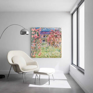 Les roses - Claude Monet | Reproduction Tableau Décoration murale affiche copie