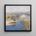 Los transparentes violetas del mediodía - Arthur Streeton — cuadro enmarcado en la pared