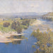 Los transparentes violetas del mediodía - Arthur Streeton — vista de la obra