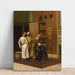 Reproduction of the painting The Academics - Ludwig Deutsch