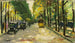 Sunny Berlin Street - Lesser Ury — artwork view