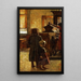 Taberna flamenca - Lesser Ury — cuadro enmarcado en la pared