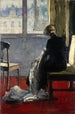 La alfombra roja - Lesser Ury — vista de la obra