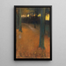 paisaje forestal al atardecer - Lesser Ury — cuadro enmarcado en la pared