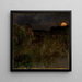 Lever de lune sur les dunes - Eilif Peterssen — framed artwork on a wall
