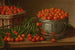 Cherry Painting in a Bucket Still Life with Cherries and Bucket - Levi Wells Prentice — artwork view