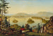 Vista del lago Blue Mountain - Levi Wells Prentice — vista de la obra