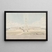 Perspective view painting of an imaginary acropolis complex - Lewis Vulliamy — framed artwork on a wall