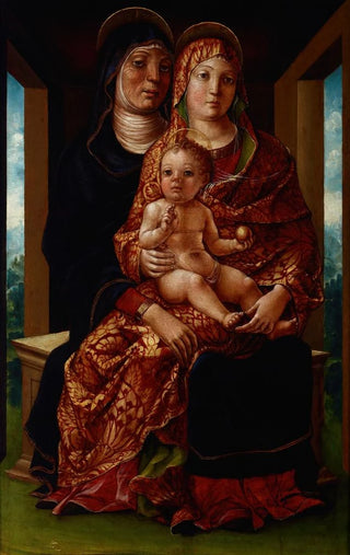 Liberale da Verona - Madonna and Child with Saint Anne.webp