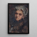 Portrait of the Mother - Lidio Ajmone — framed artwork on a wall