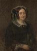 Retrato de una mujer - Léon de Winne — cuadro enmarcado en la pared