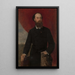 Retrato del escultor Paul De Vigne - Léon de Winne — vista de la obra