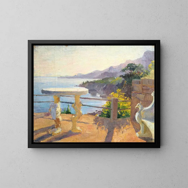 Vista de Crimea - Lilly Walther — cuadro enmarcado en la pared
