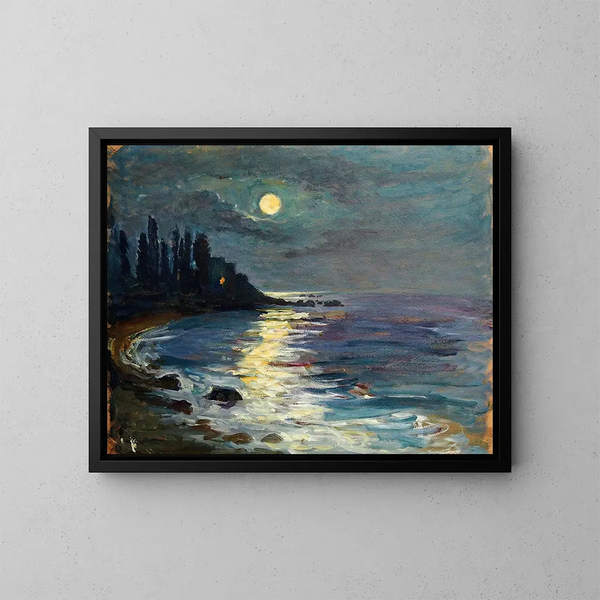 Mi noche a la luz de la luna - Lilly Walther — cuadro enmarcado en la pared