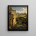 las Ruinas de la iglesia Saint-Louis-du-Louvre y el hotel de Longueville - Lina Jaunez — cuadro enmarcado en la pared