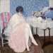 Lingerie desgarrada - Frederick Carl Frieseke — vista de la obra