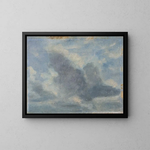 Estudio del cielo - Lionel Constable — cuadro enmarcado en la pared