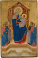 the Virgin and Child in Majesty with Four Angels - Lippo di Benivieni — artwork view