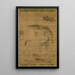 Carpe bondissante - Liu Jie — framed artwork on a wall