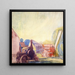 Locomotive traction painting - Frances Hodgkins — framed artwork on a wall