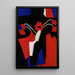 Coquelicots - Lola Liivat — cuadro enmarcado en la pared