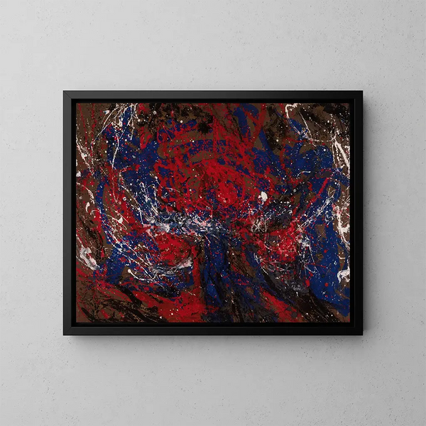Chant de protestation - Lola Liivat — framed artwork on a wall