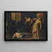 La muerte de Cleopatra - Escuela Lombarda — cuadro enmarcado en la pared