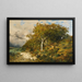 Bosque de Fontainebleau - Léon Germain Pelouse — cuadro enmarcado en la pared