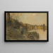 Fin de bella journée, soleil couchant, pêcheur - Léon Augustin Lhermitte — cuadro enmarcado en la pared