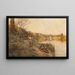 Fin de bella journée - Léon Augustin Lhermitte — cuadro enmarcado en la pared