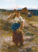 La recolectora - Léon Augustin Lhermitte — vista de la obra