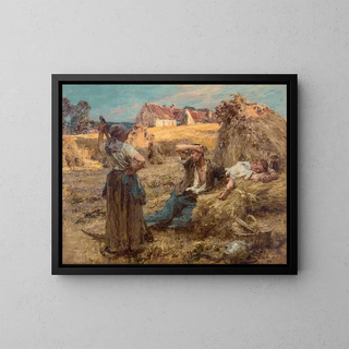 Lon Augustin Lhermitte - Le rveil du faucheur.webp