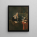La Songeuse - Léon Bartholomé — cuadro enmarcado en la pared